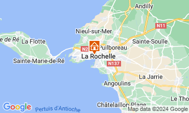 Mappa La Rochelle Appartamento 128387