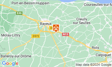 Mappa Bayeux Agriturismo 124251