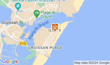 Mappa Gruissan Chalet 128335