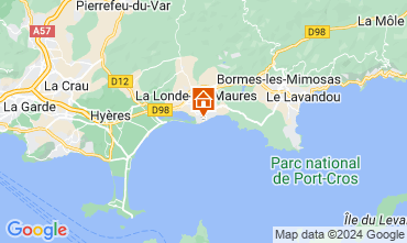 Mappa La Londe-les-Maures Appartamento 119451