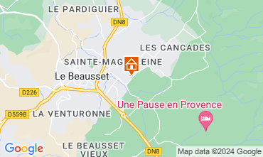 Mappa Le Beausset Villa  118922