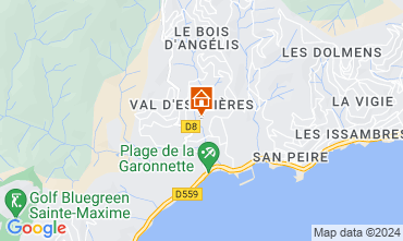 Mappa Sainte Maxime Villa  120445