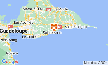 Mappa Sainte Anne (Guadalupa) Appartamento 125937