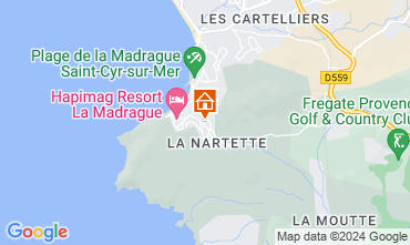 Mappa Saint Cyr sur Mer Villa  93128