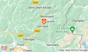 Mappa Les Gets Chalet 80003