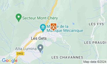 Mappa Les Gets Chalet 80003