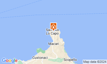 Mappa San Vito lo Capo Appartamento 53467