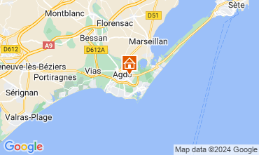 Mappa Cap d'Agde Appartamento 103108