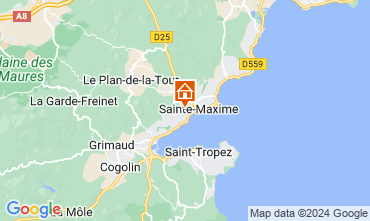 Mappa Sainte Maxime Villa  128498