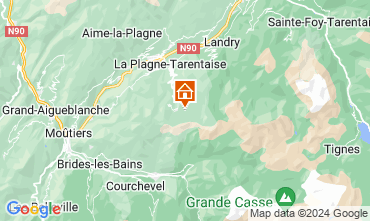 Mappa La Plagne Appartamento 112453