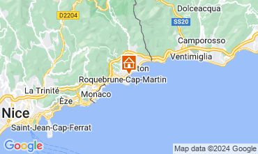 Mappa Roquebrune Cap Martin Monolocale 121234