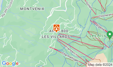 Mappa Les Arcs Appartamento 28016