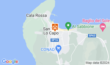 Mappa San Vito lo Capo Casa 45752