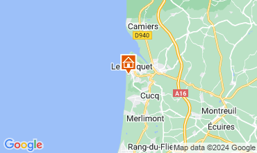 Mappa Le Touquet Appartamento 7751