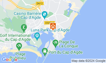 Mappa Cap d'Agde Appartamento 120182