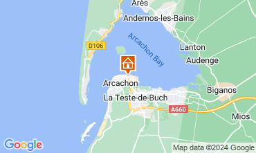 Mappa Arcachon Appartamento 60196