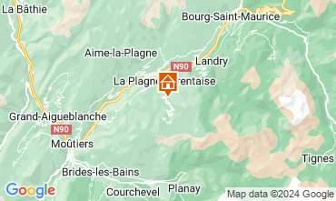 Mappa La Plagne Chalet 65260