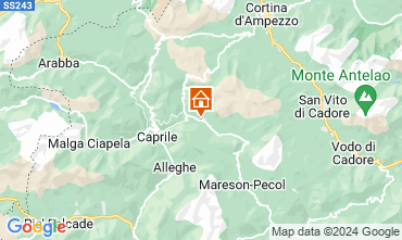 Mappa Selva di Cadore Appartamento 80614