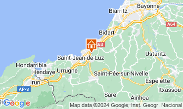 Mappa Saint Jean de Luz Appartamento 114633