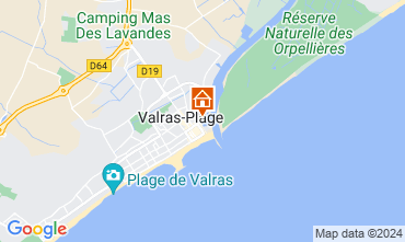 Mappa Valras-Plage Appartamento 127546