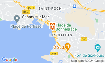 Mappa Sanary-sur-Mer Appartamento 115075