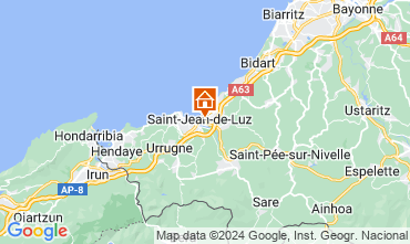 Mappa Saint Jean de Luz Monolocale 88053