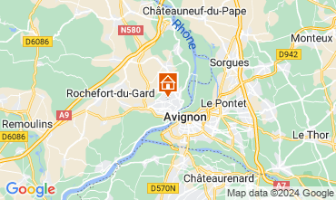 Mappa Villeneuve lez Avignon Villa  121222