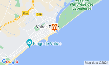 Mappa Valras-Plage Appartamento 95869