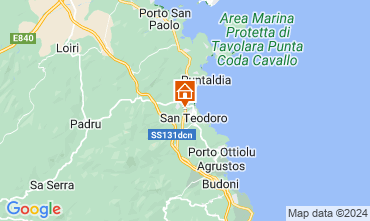 Mappa San Teodoro Appartamento 125419