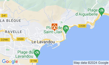 Mappa Le Lavandou Villa  125155