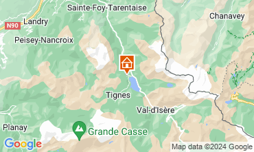 Mappa Tignes Chalet 116157