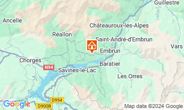 Mappa Embrun Chalet 118898