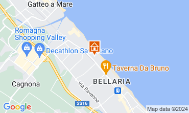 Mappa Bellaria Igea Marina Appartamento 127809