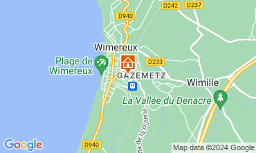 Mappa Wimereux Appartamento 82391