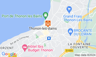 Mappa Thonon Les Bains Appartamento 115715