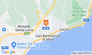 Mappa San Bartolomeo al Mare Appartamento 50947