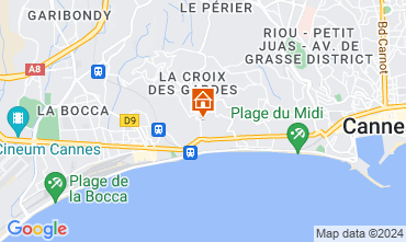 Mappa Cannes Appartamento 127906