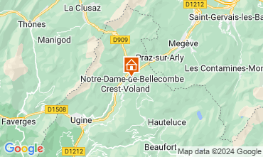 Mappa Notre Dame de Bellecombe Appartamento 107301