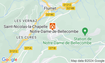 Mappa Notre Dame de Bellecombe Appartamento 107301