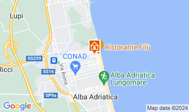 Mappa Alba Adriatica Appartamento 93590