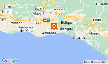 Mappa Albufeira Appartamento 111569