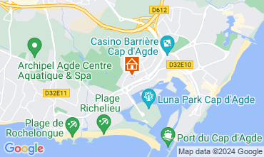 Mappa Cap d'Agde Appartamento 98657