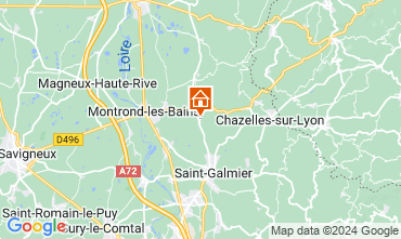 Mappa Montrond les Bains Villa  127553