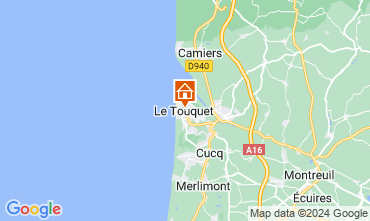 Mappa Le Touquet Appartamento 66471