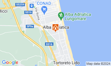 Mappa Alba Adriatica Appartamento 64221