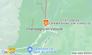 Mappa Champagny en Vanoise Appartamento 117401