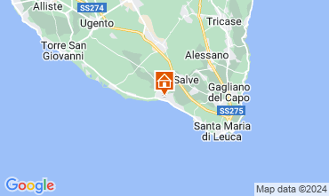 Mappa Pescoluse Casa 113044