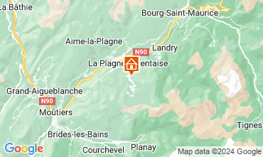 Mappa La Plagne Chalet 2248