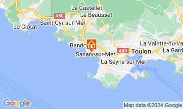 Mappa Sanary-sur-Mer Appartamento 127894