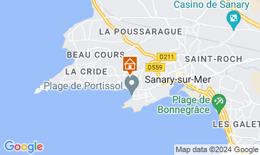 Mappa Sanary-sur-Mer Appartamento 127894